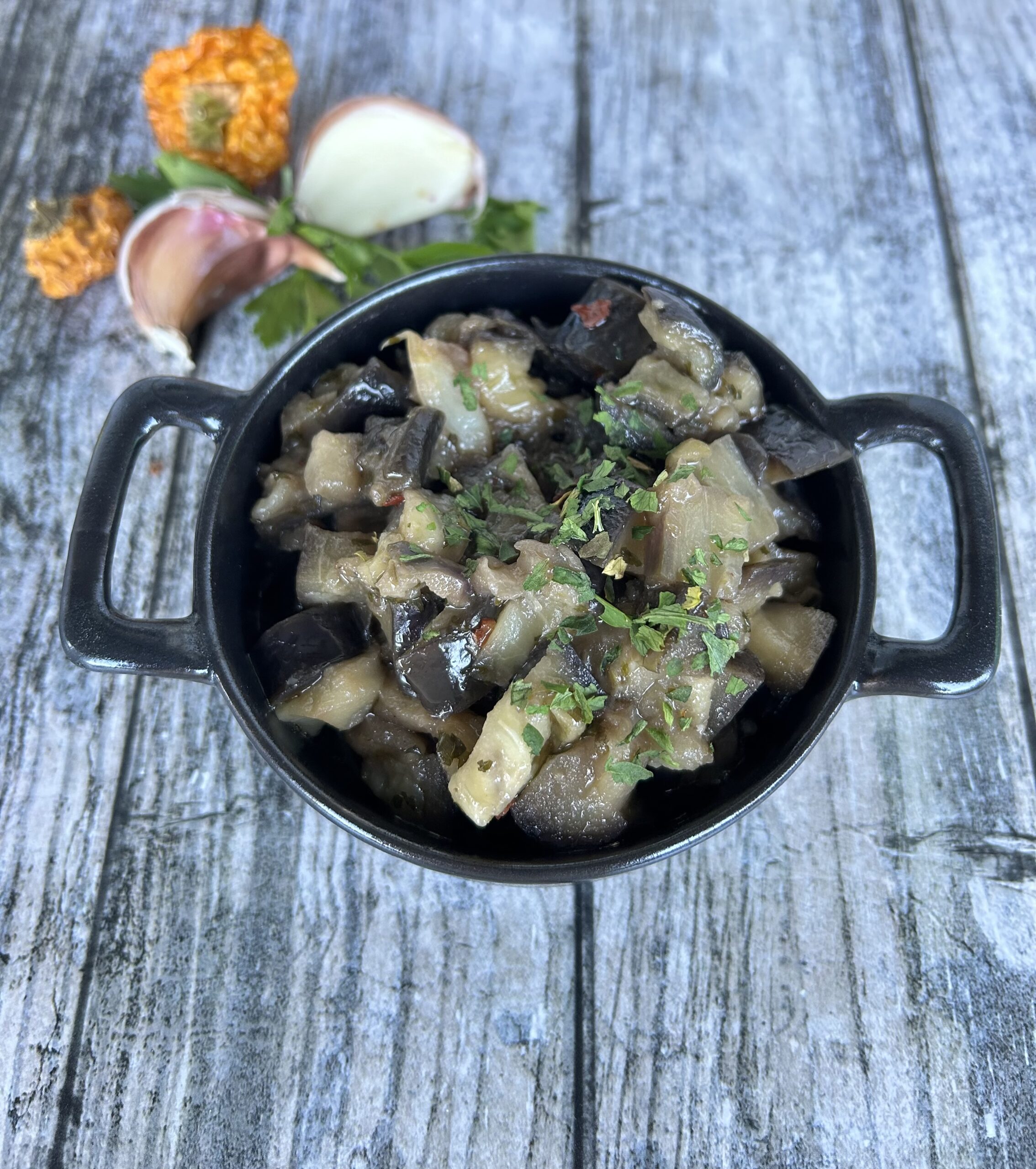 Eggplants in the Pot