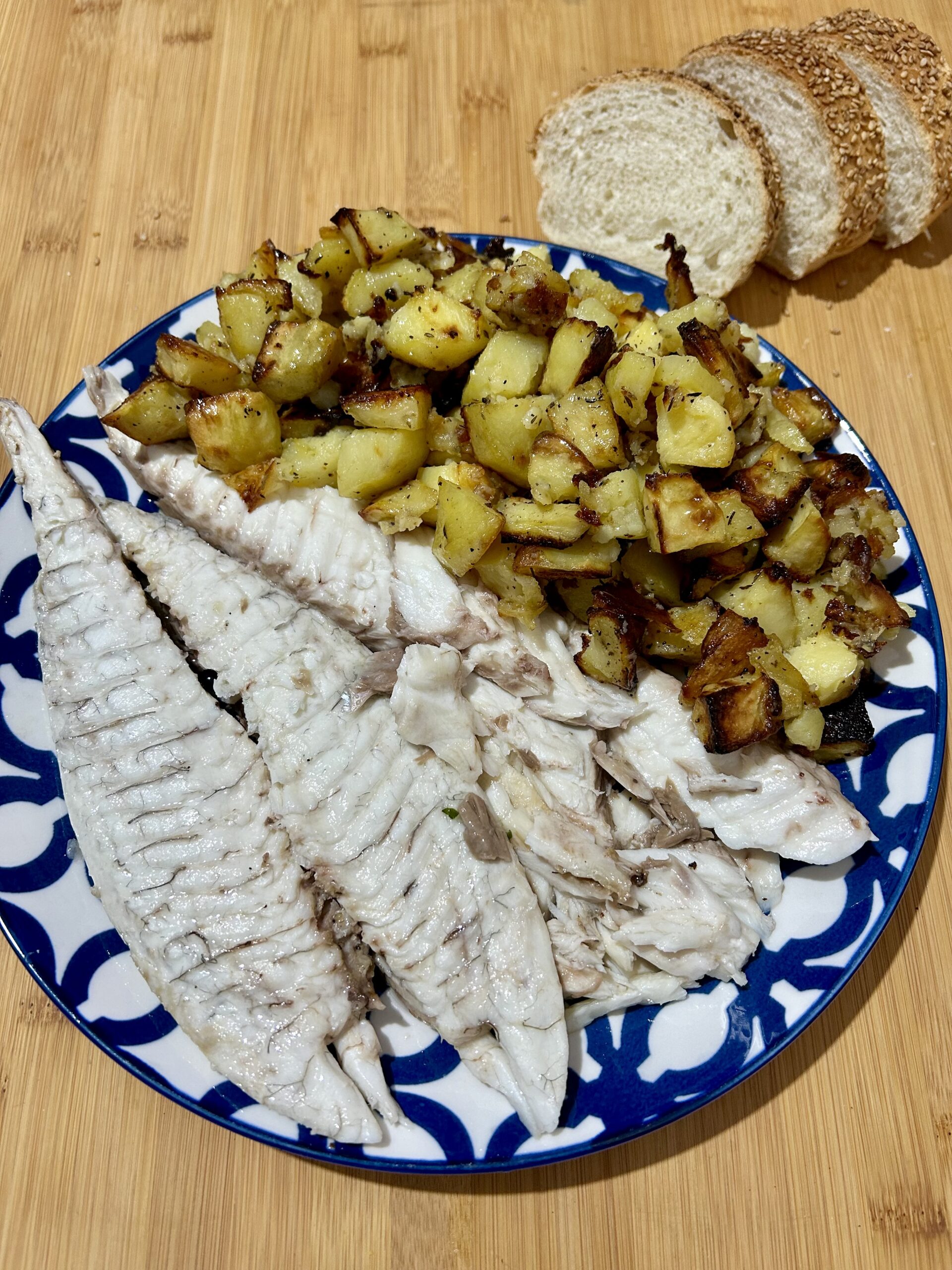 Baked Sea Bream with Potatoes