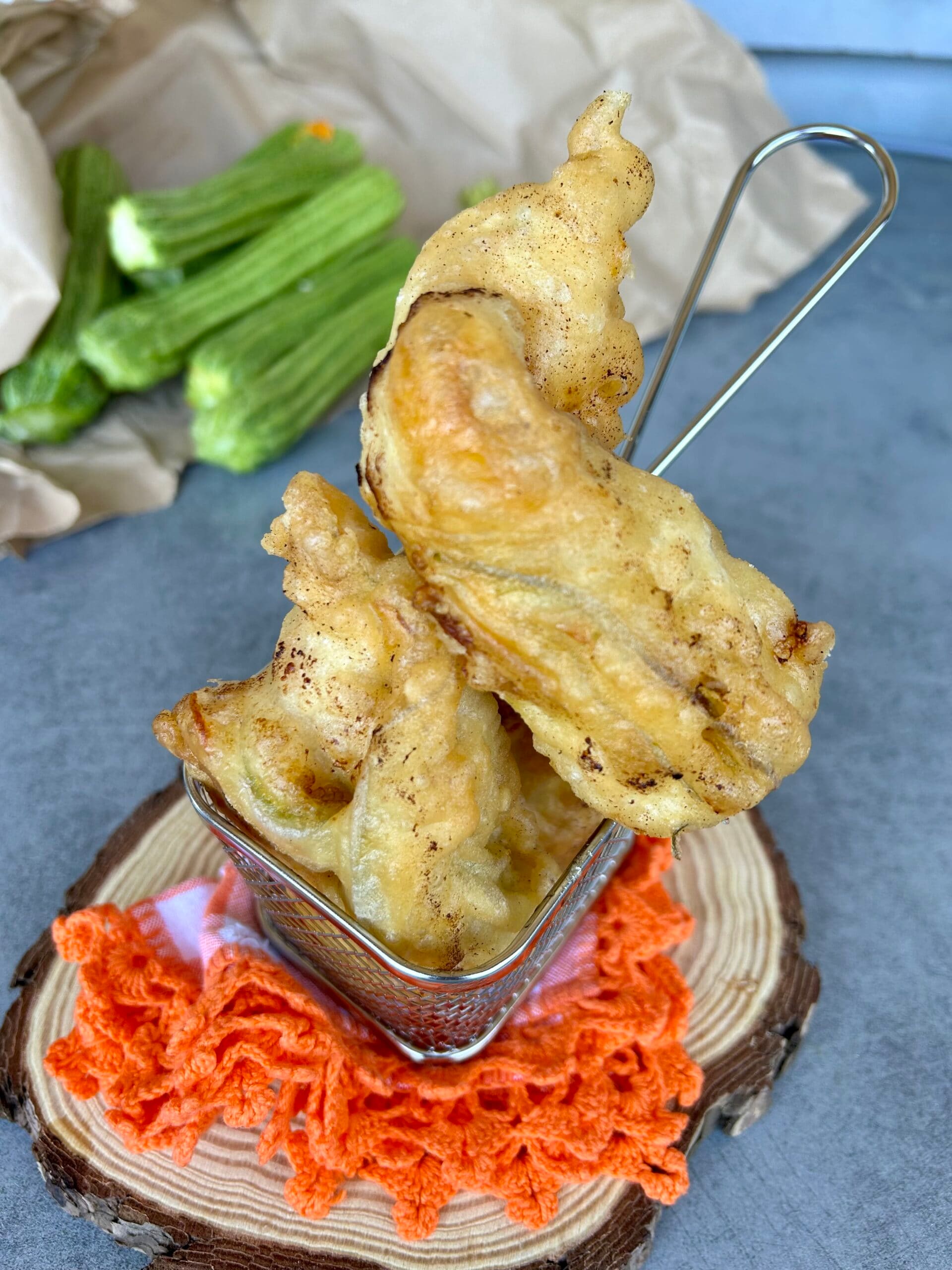 Battered Zucchini Blossoms, the Easy and Quick Recipe