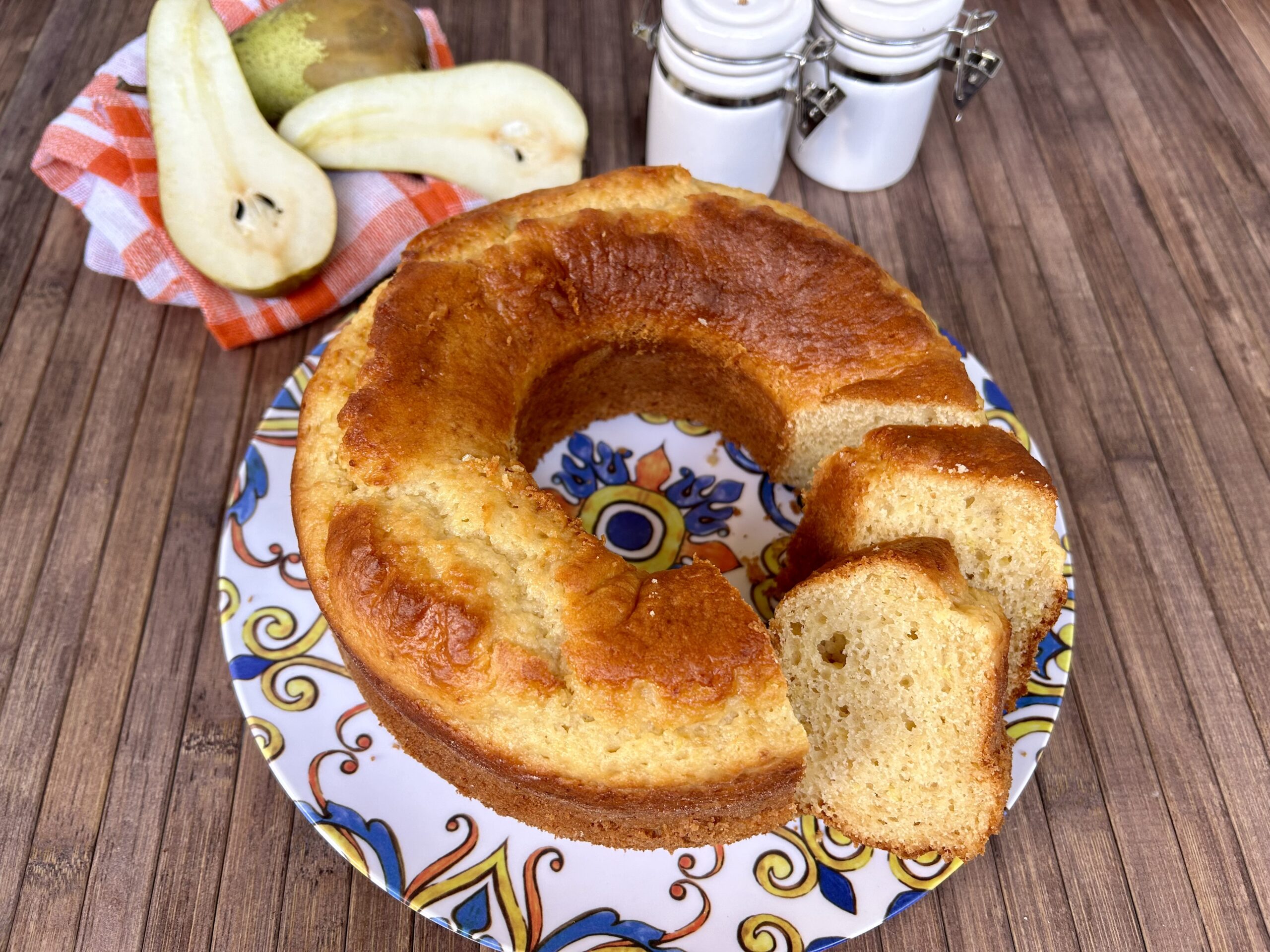 Ricotta and Pear Bundt Cake