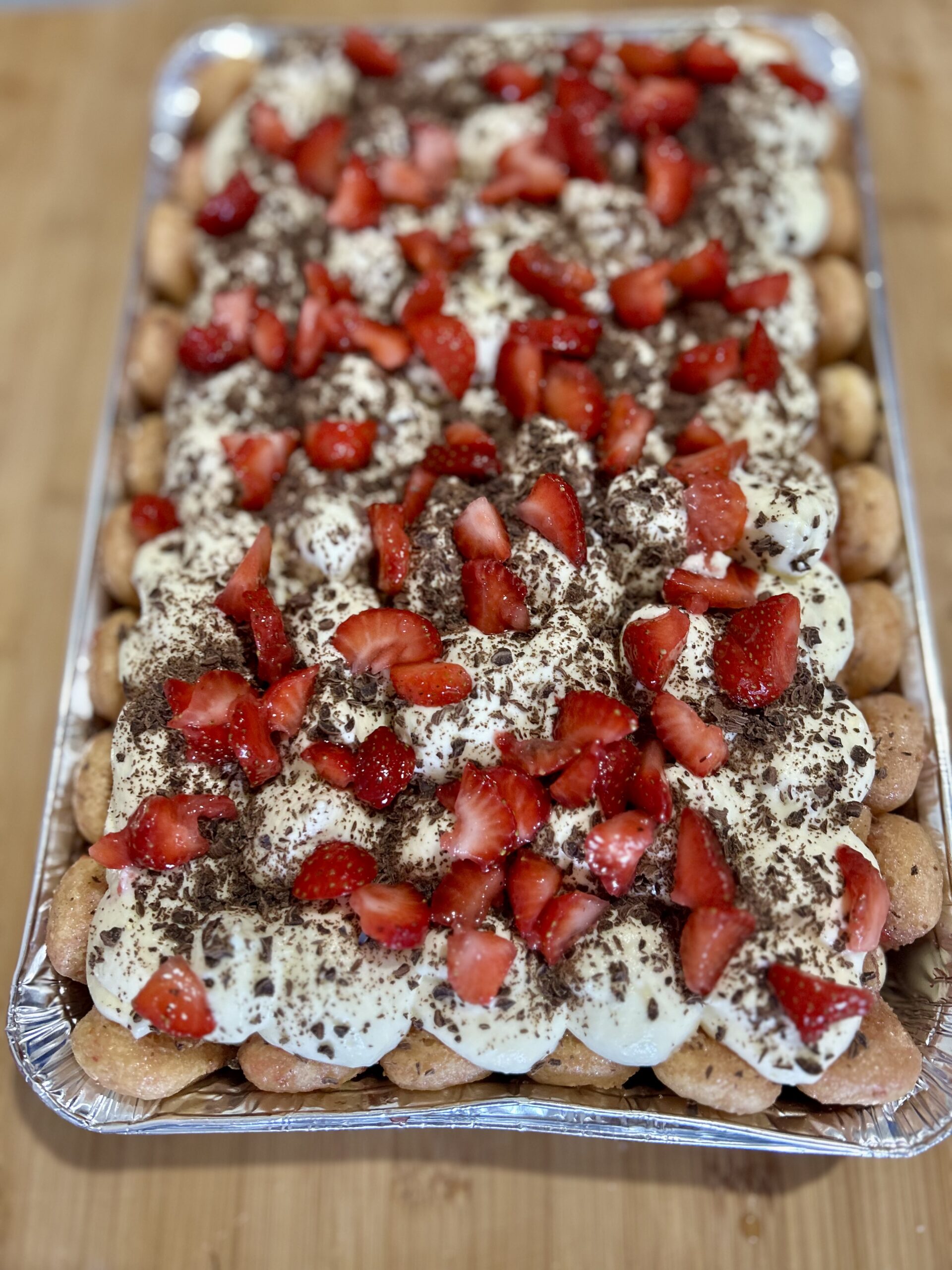 Easy and Quick Strawberry Tiramisu