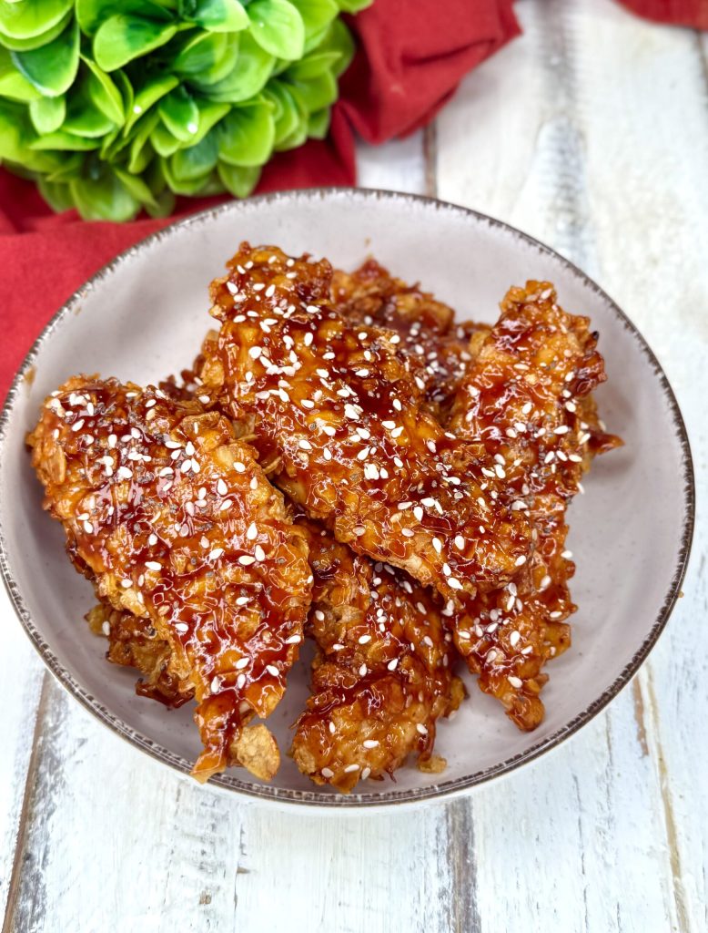 Crispy Chicken with Sweet and Sour Sauce