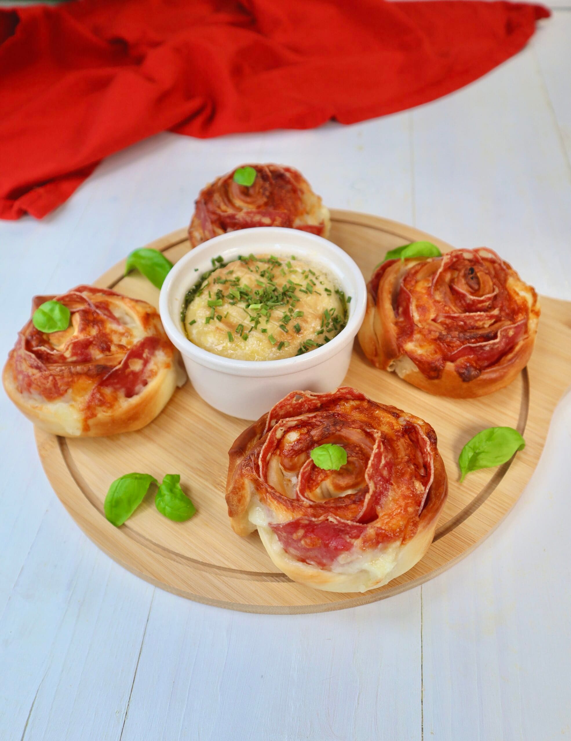 Pizza Roses in Air Fryer
