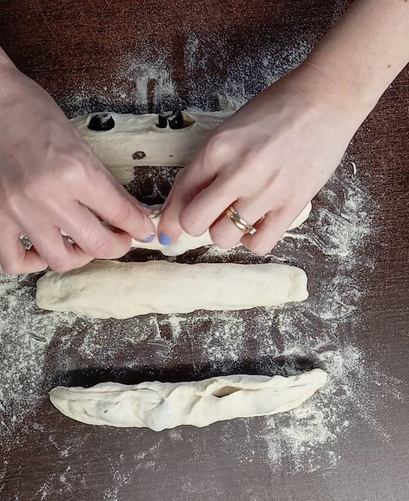 Preparation of olive loaves
