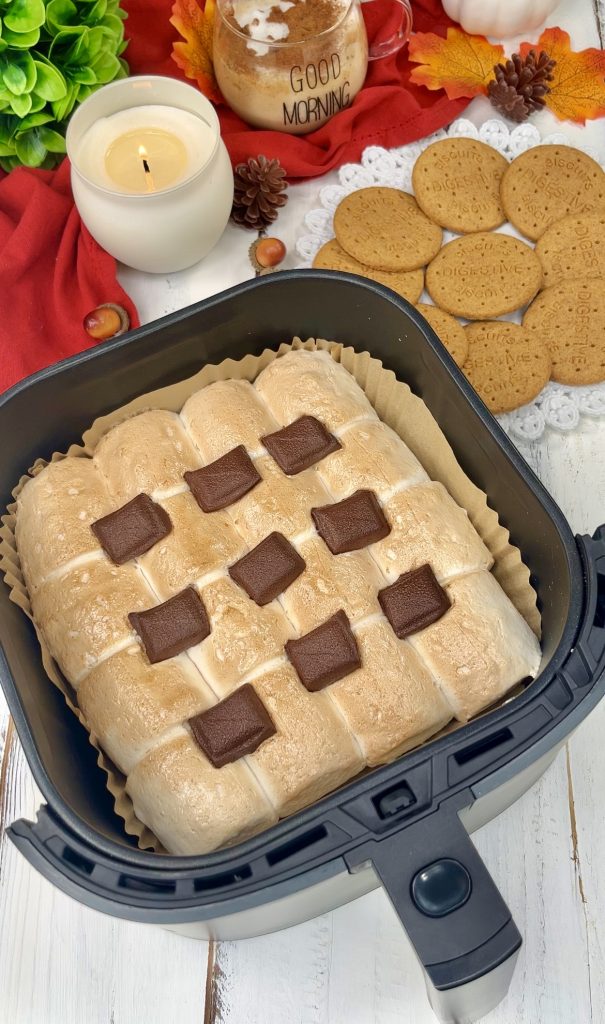 Marshmallow and chocolate in air fryer