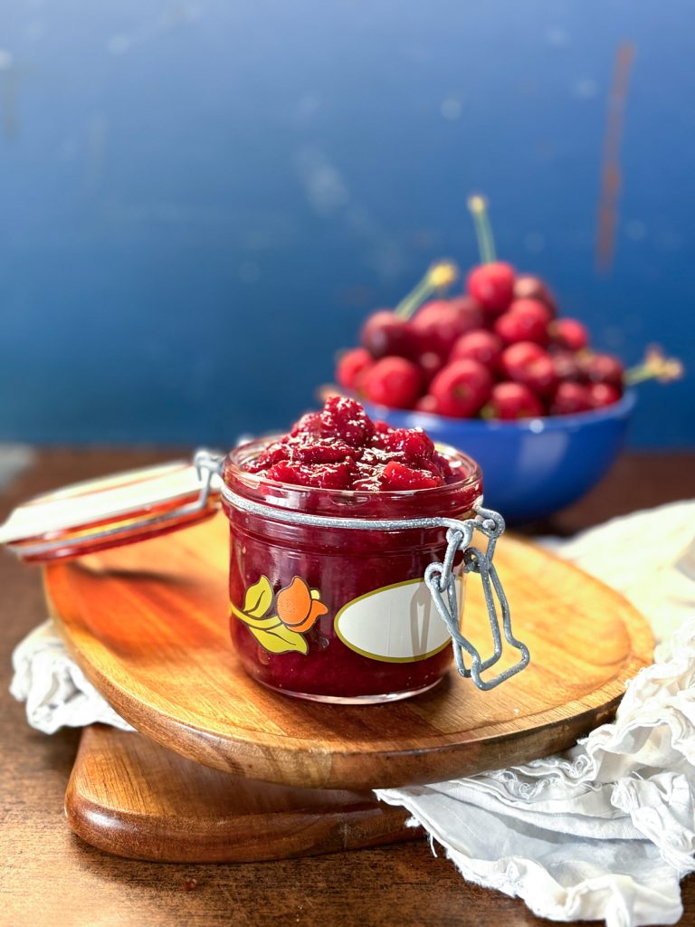 EASY AND VERY QUICK CHERRY JAM