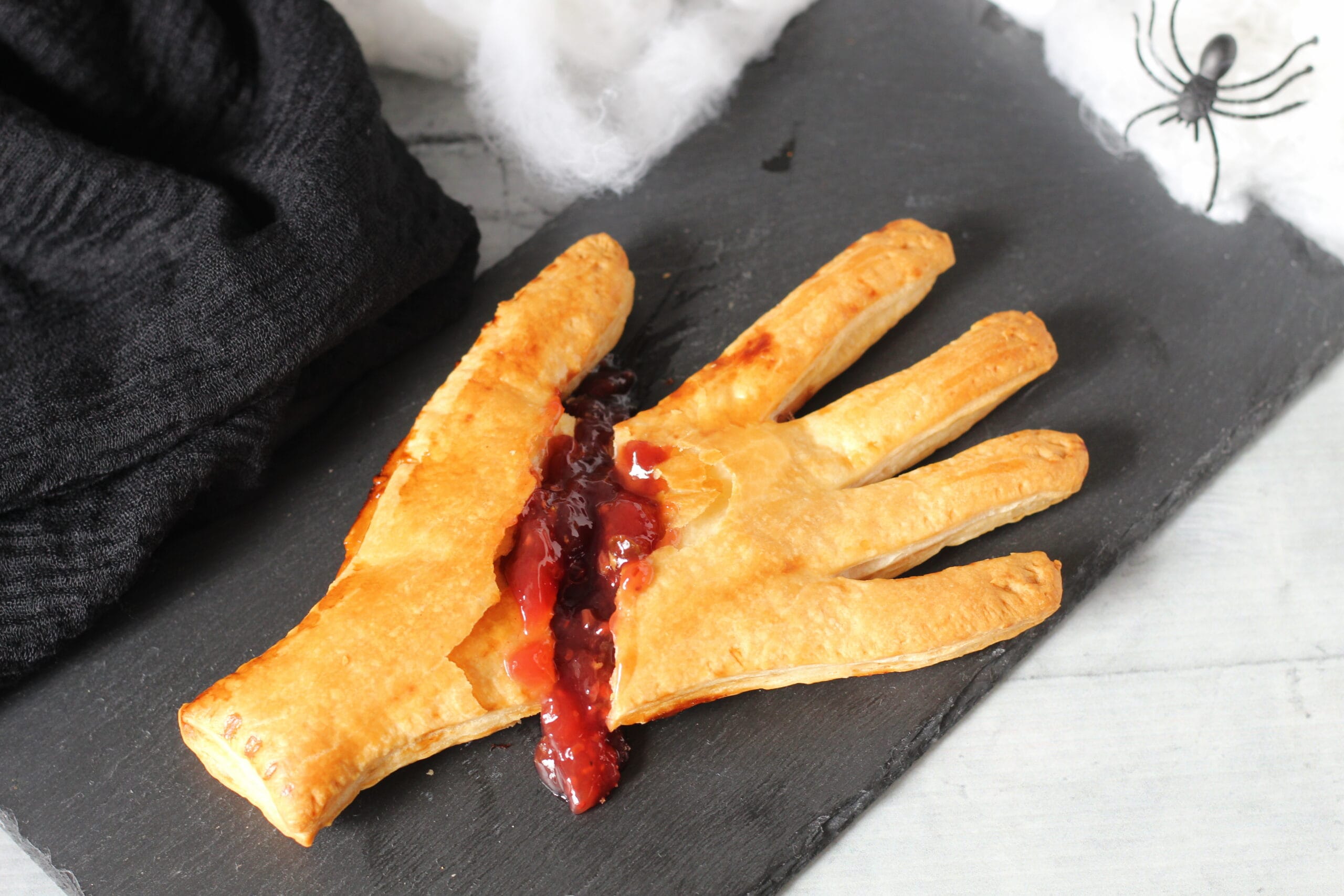 Halloween Puff Pastry Hand