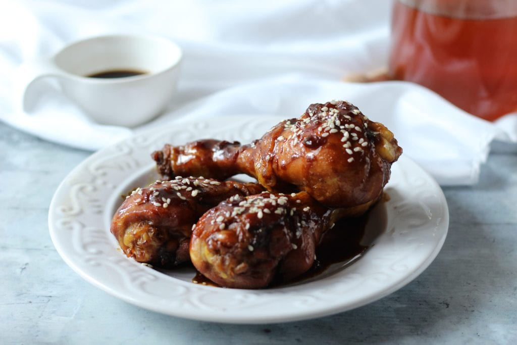chicken drumsticks with soy sauce