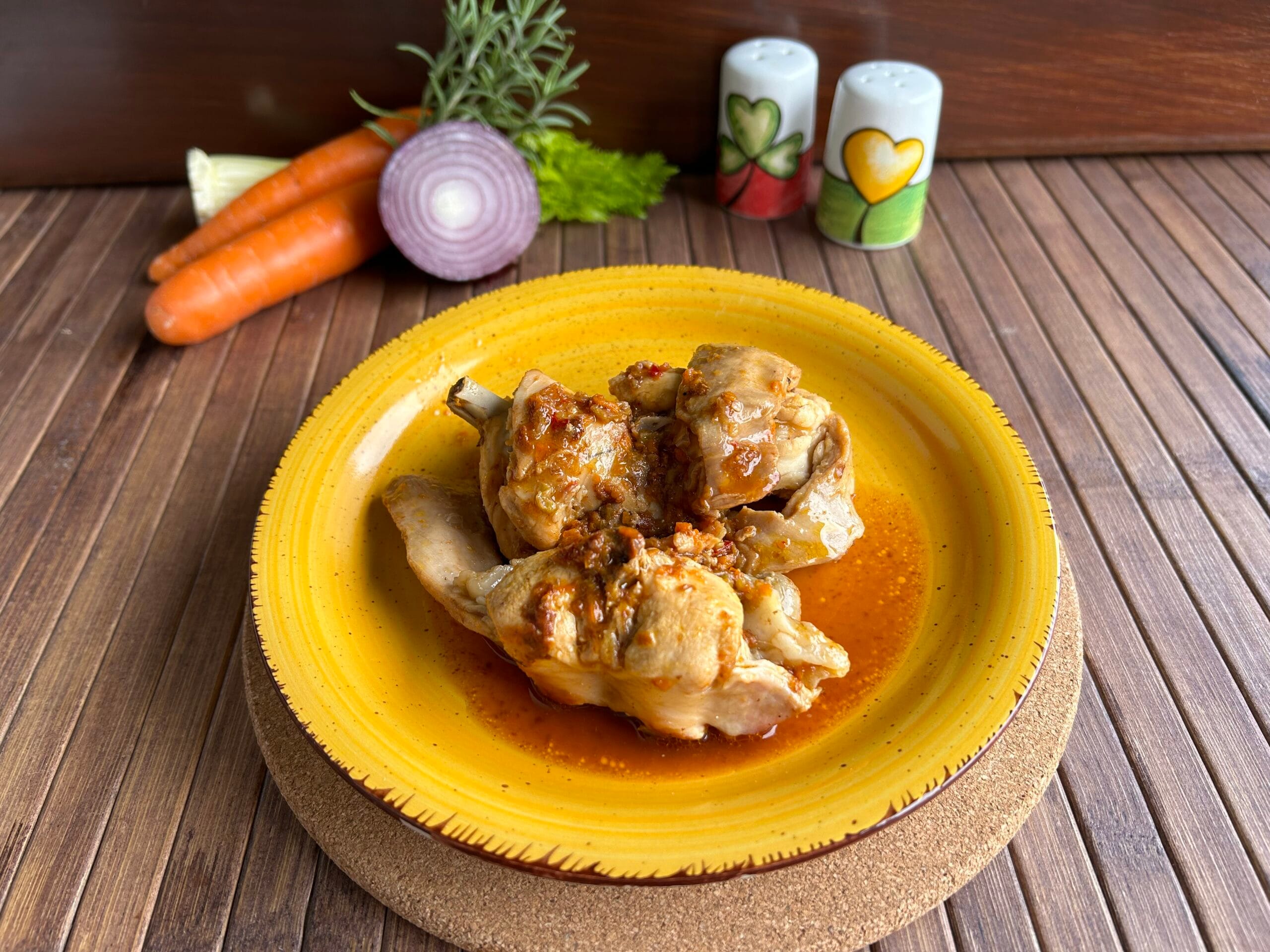 Rabbit Cacciatore in the Pan