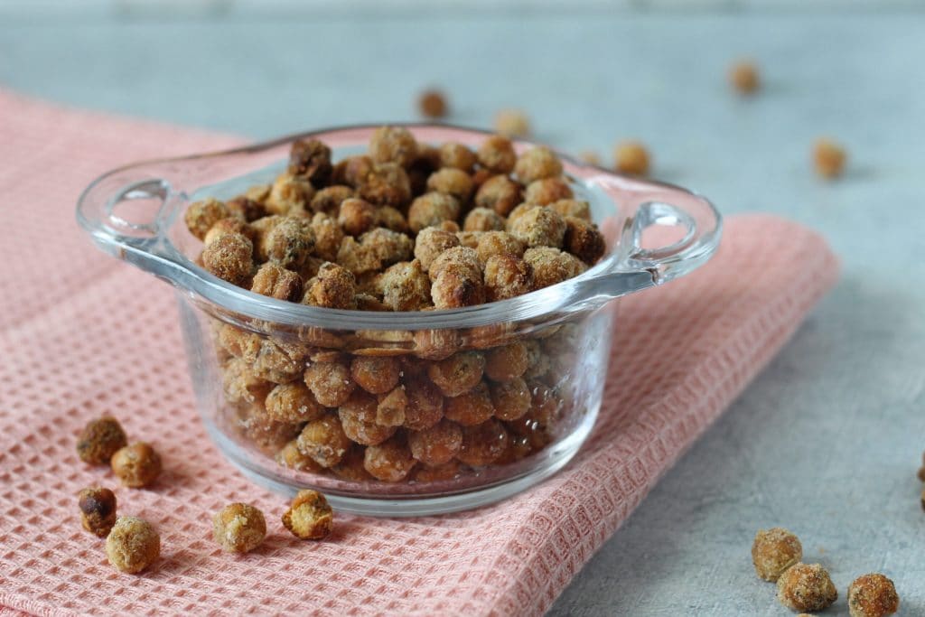 crispy air fryer chickpeas