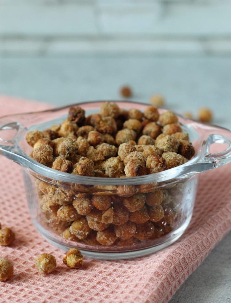 crispy air fryer chickpeas