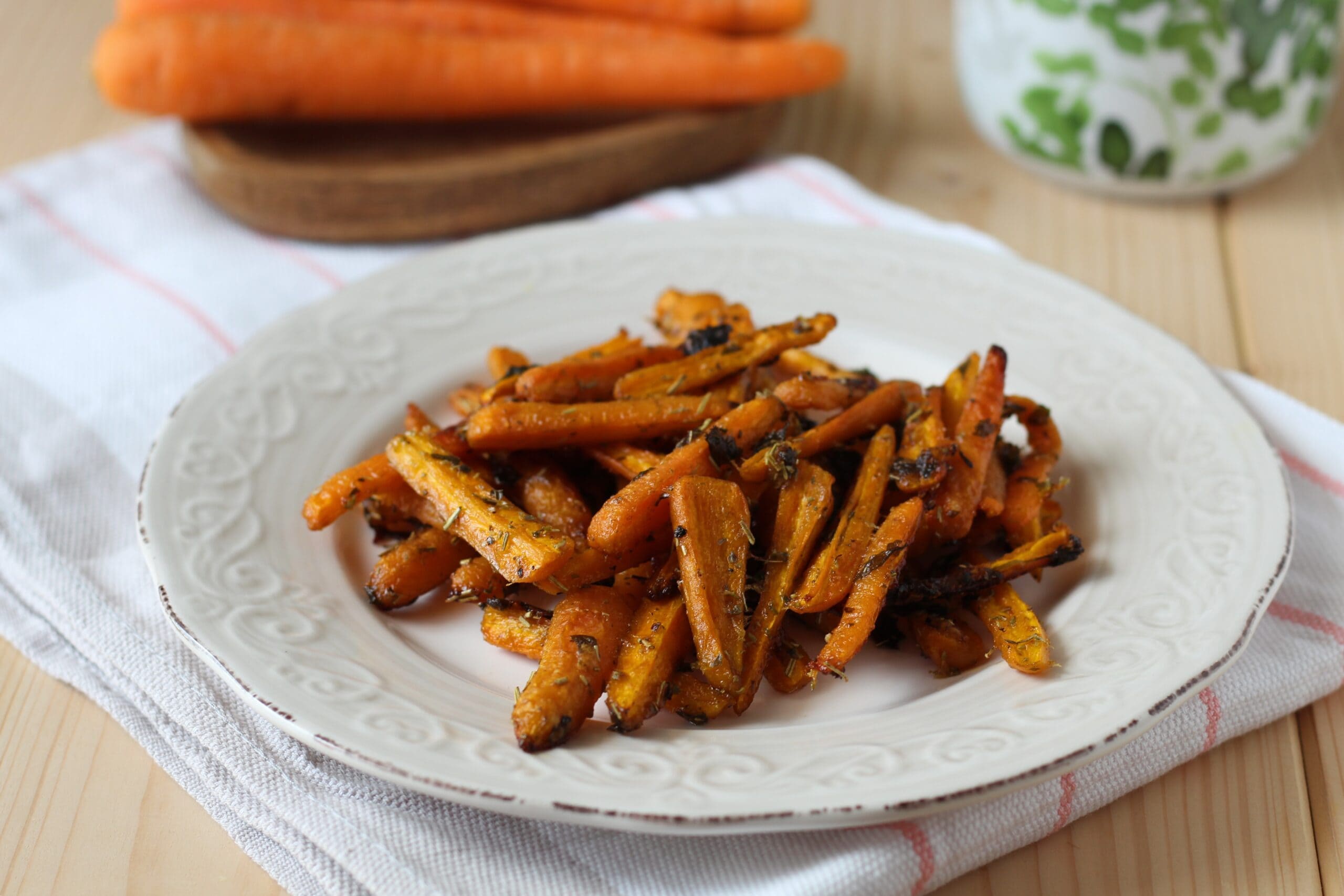 Oven-Baked Carrot Sticks