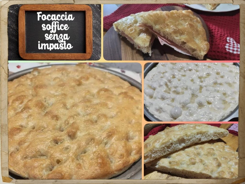 Soft No-Knead Focaccia
