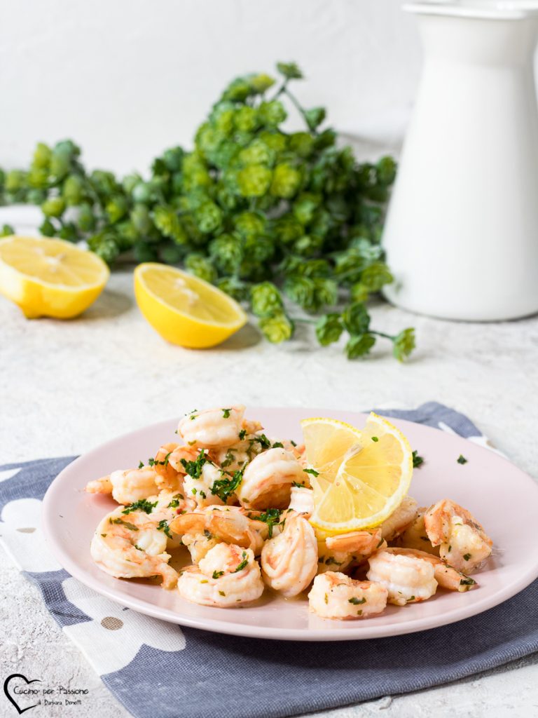 Lemon Pan-Fried Prawns