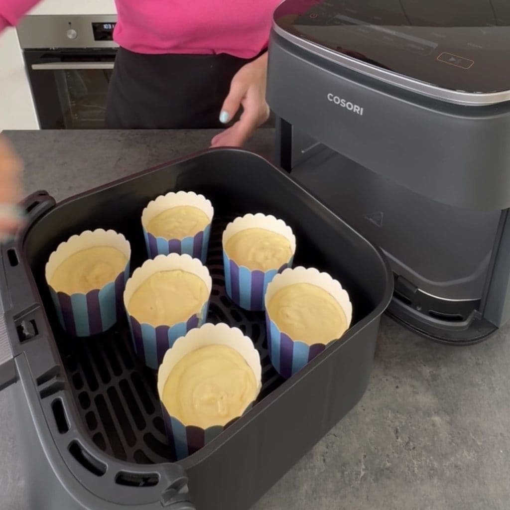 Lemon muffins in air fryer