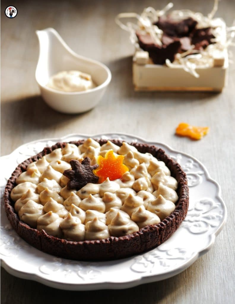 Light Chocolate and Coconut Tart