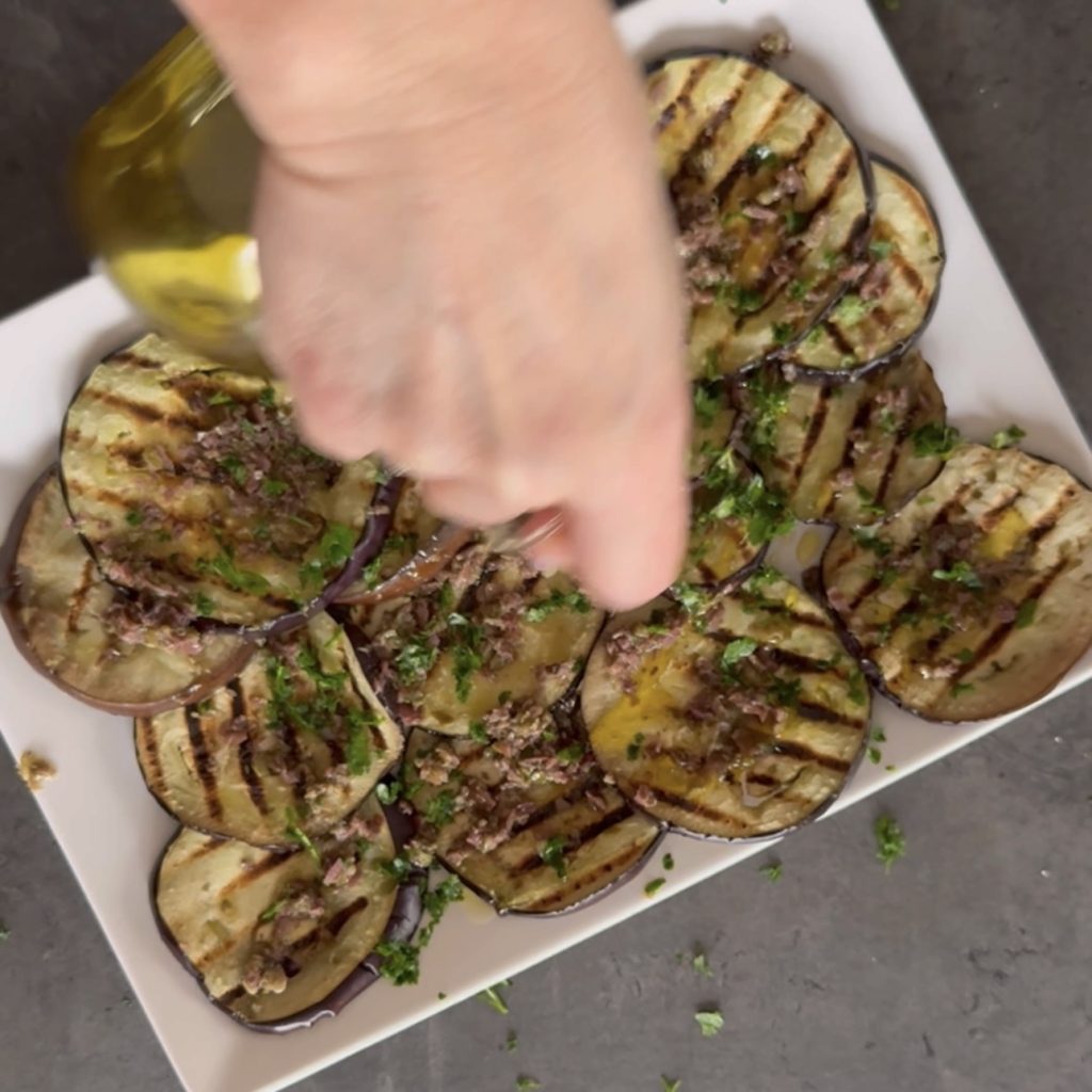 Marinated Grilled Eggplants