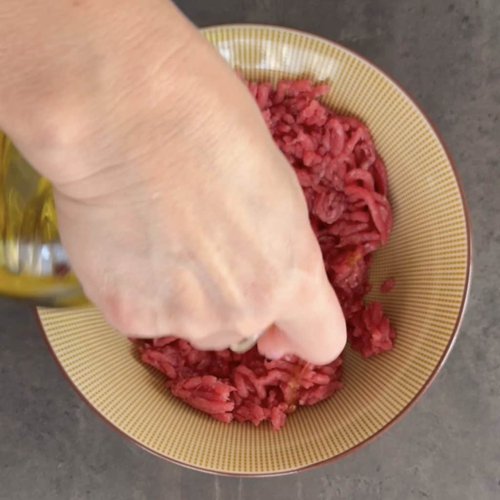 Meatballs with Cooked Ham