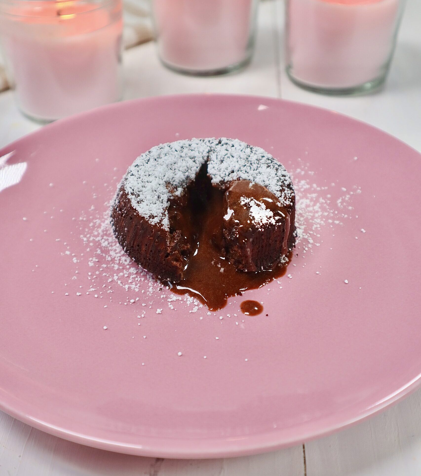Air Fryer Molten Lava Cake