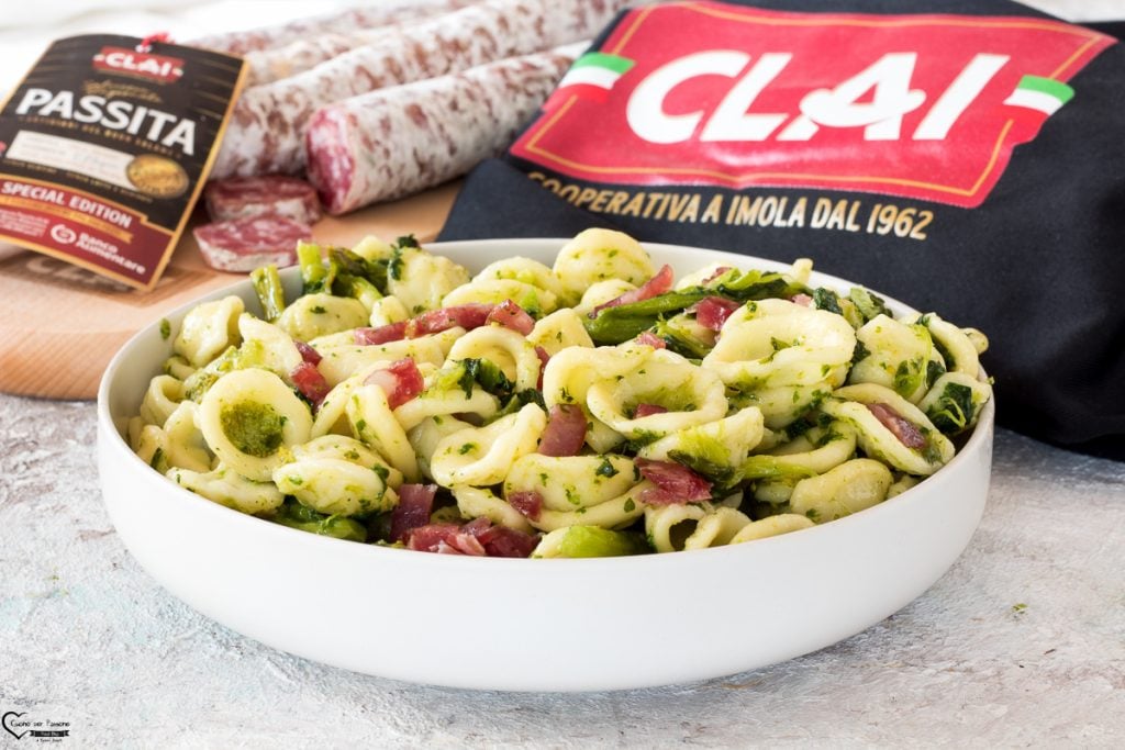 Orecchiette with broccoli rabe and CLAI dried sausage