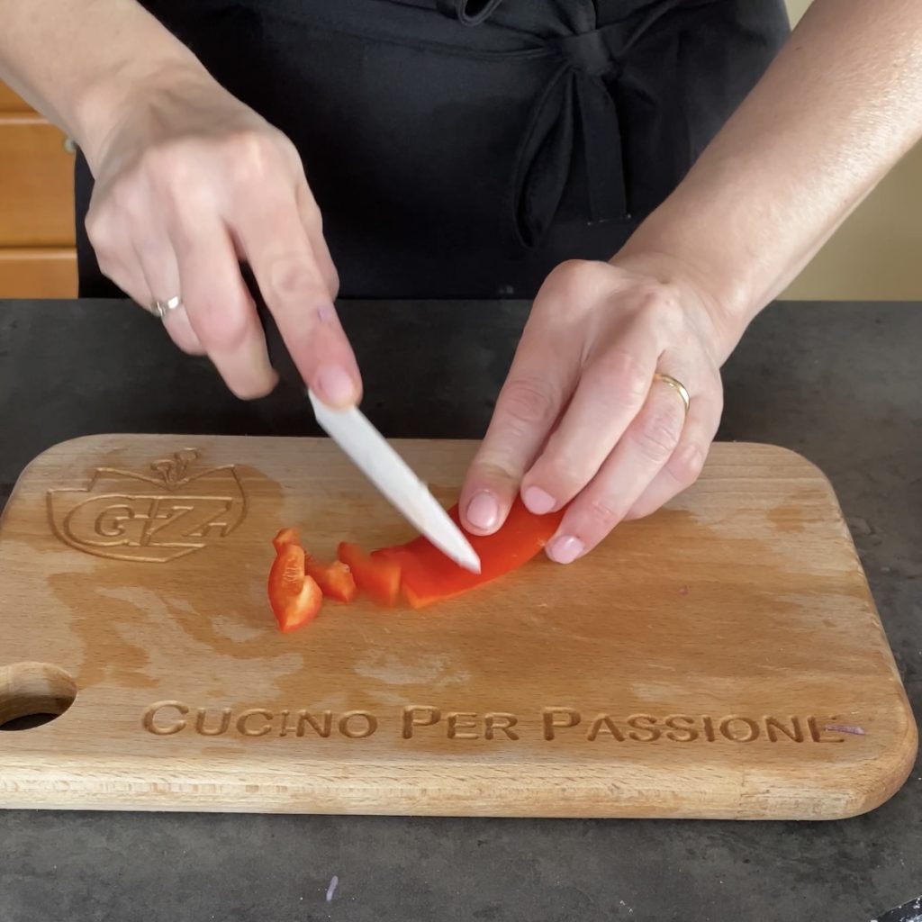 Oven-baked frittata with vegetables