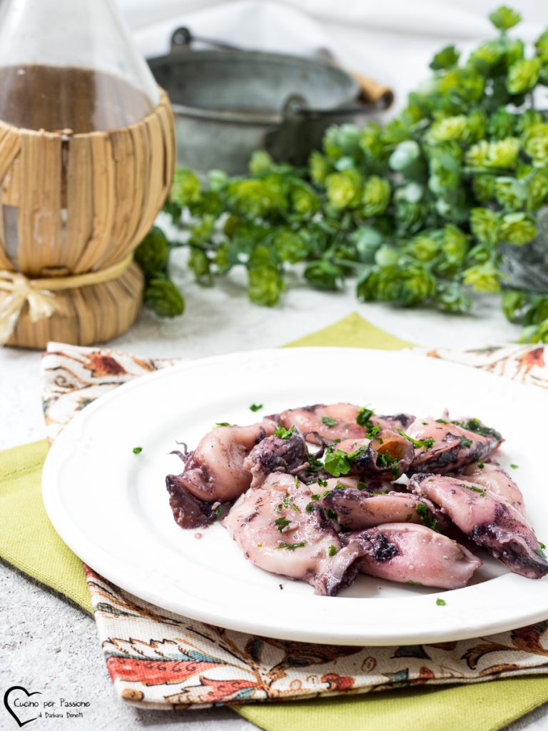 pan-fried baby squid