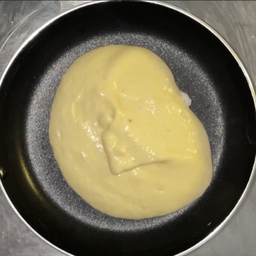 Pancakes with whipped egg whites