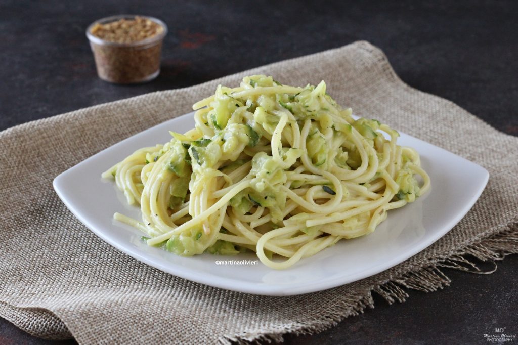 Pasta with Zucchini and Coconut Cream
