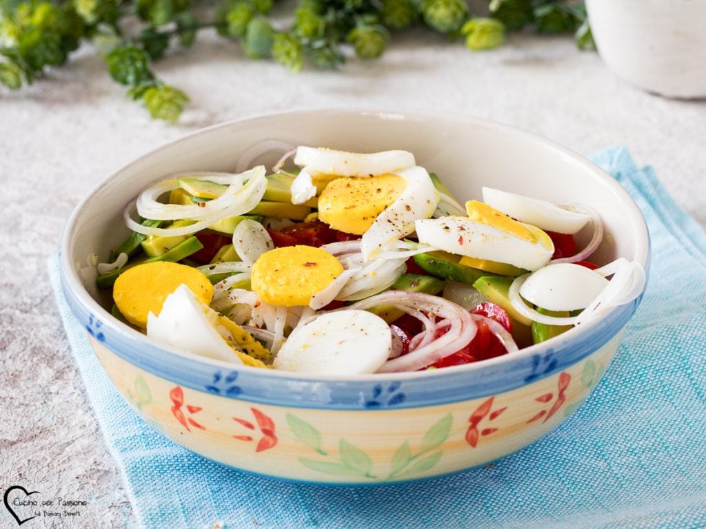 Potato and egg salad