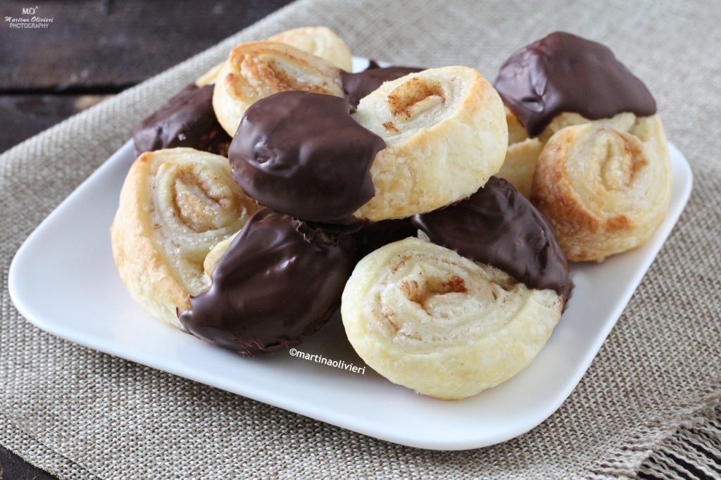 Puff Pastry and Chocolate Fans