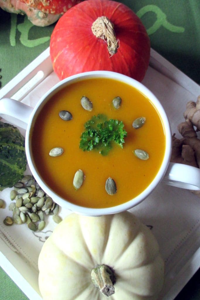 Pumpkin, Ginger, and Apple Soup, Mangia senza Pancia