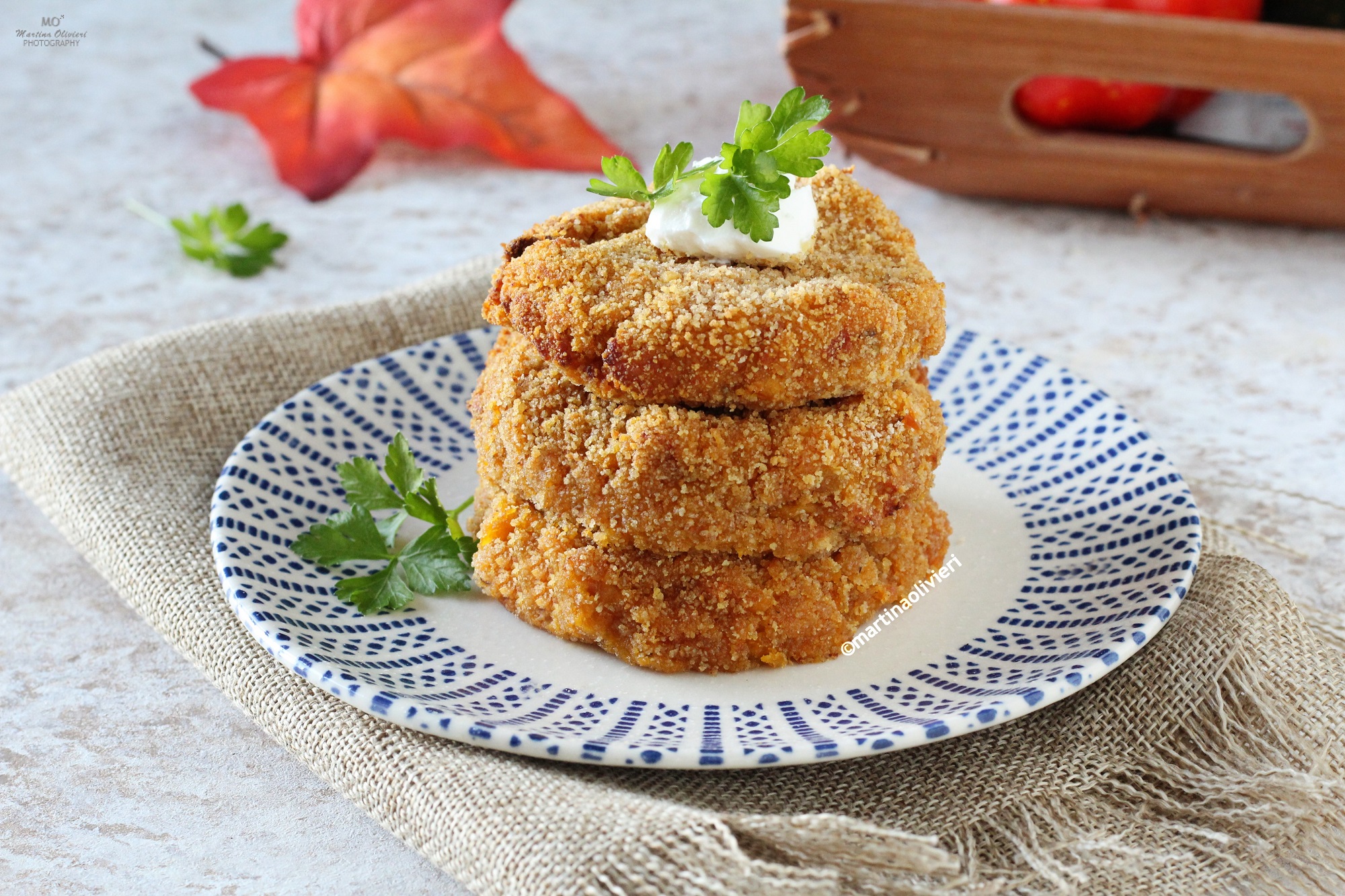 Pumpkin and Chickpea Burger