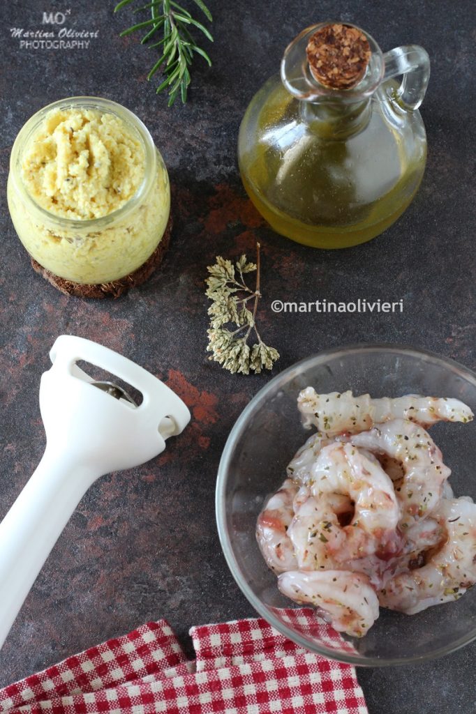 Shrimps with Strawberry Jam and Lupin Cream