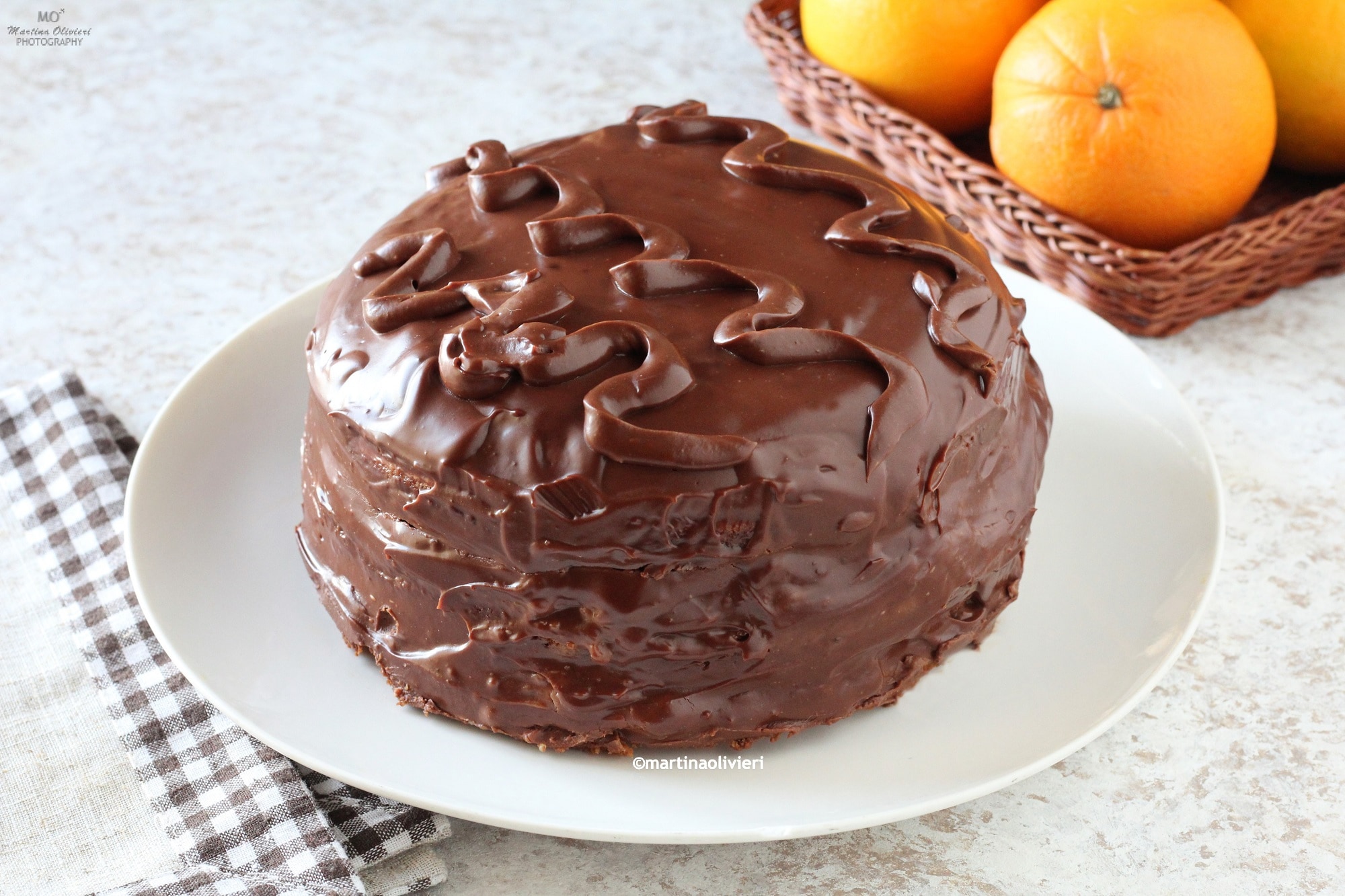 Soft Orange and Chocolate Cake