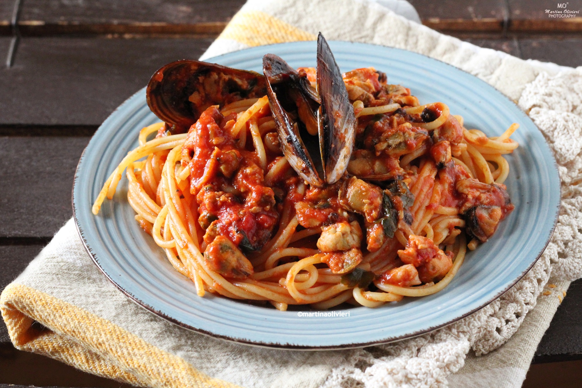 Spaghetti with Mussel Sauce