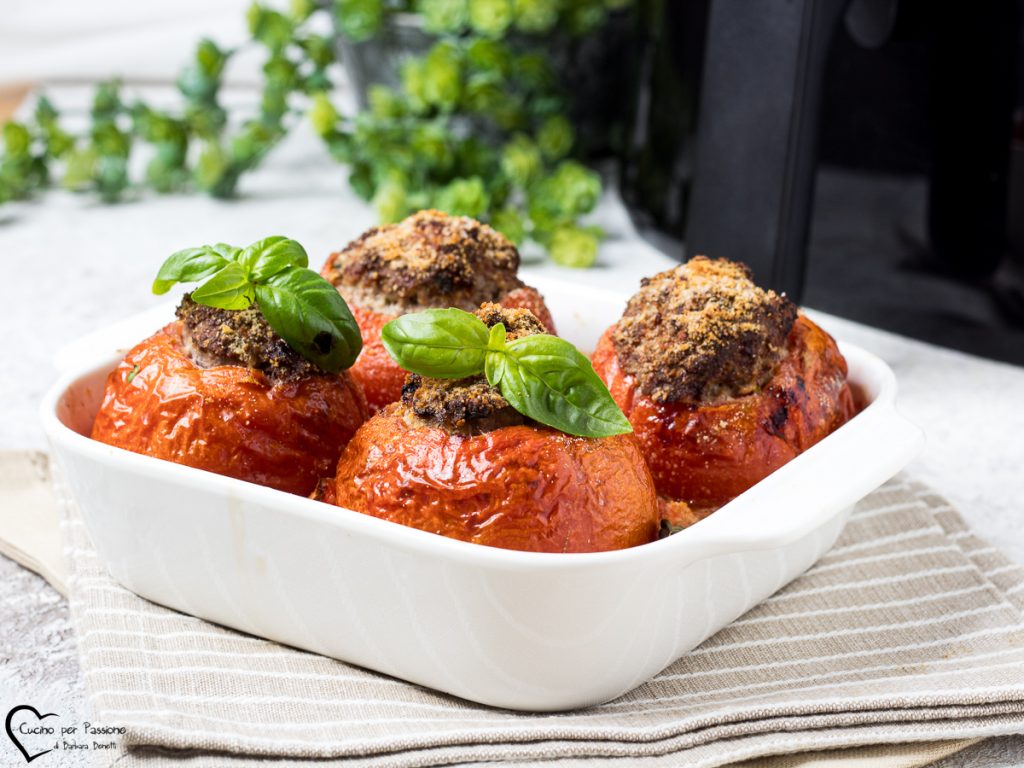 Stuffed Tomatoes in Air Fryer