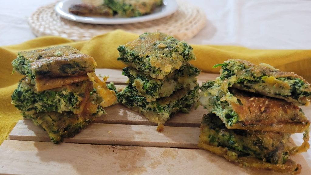 Ricotta and spinach frittata in air fryer