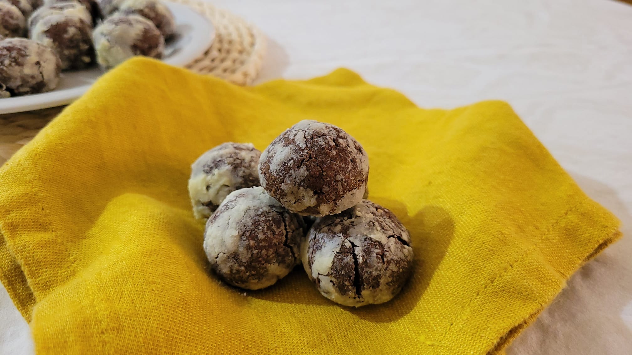 Cocoa and Multigrain Shortbread in Air Fryer