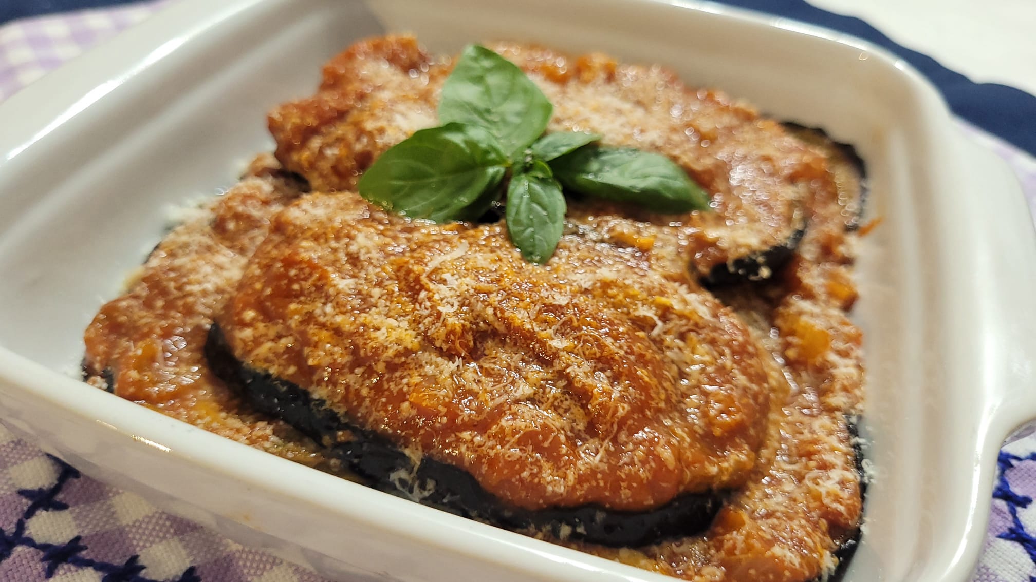 Palermo-Style Eggplant Parmesan in Air Fryer
