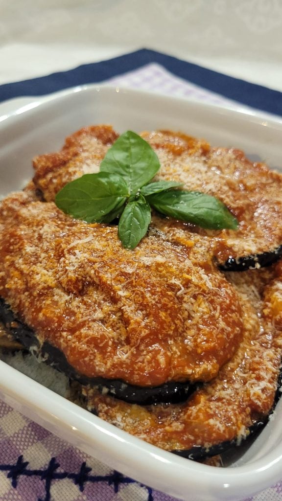 Palermo-Style Eggplant Parmesan in Air Fryer