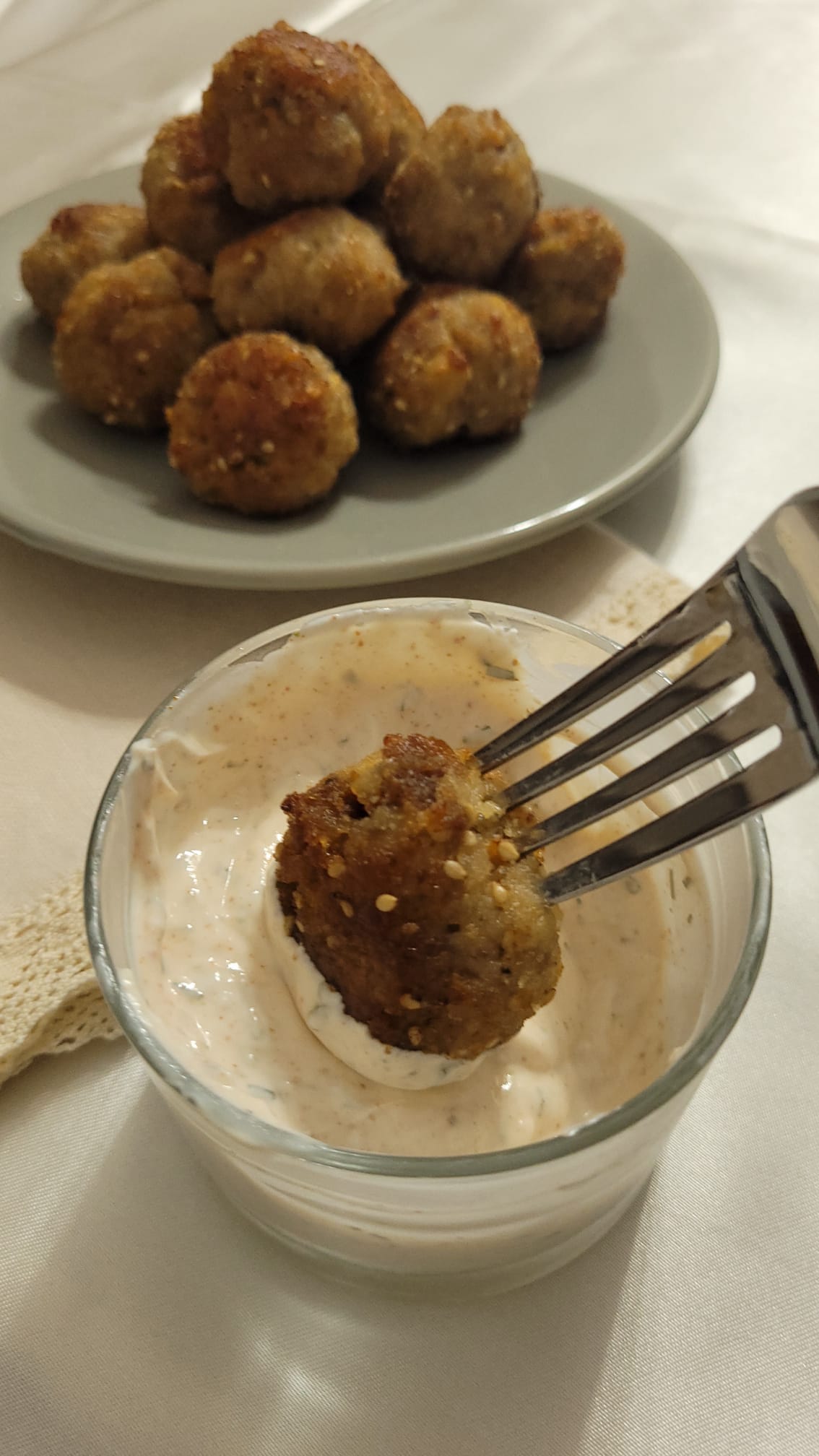 Air Fryer Meatballs Without Eggs