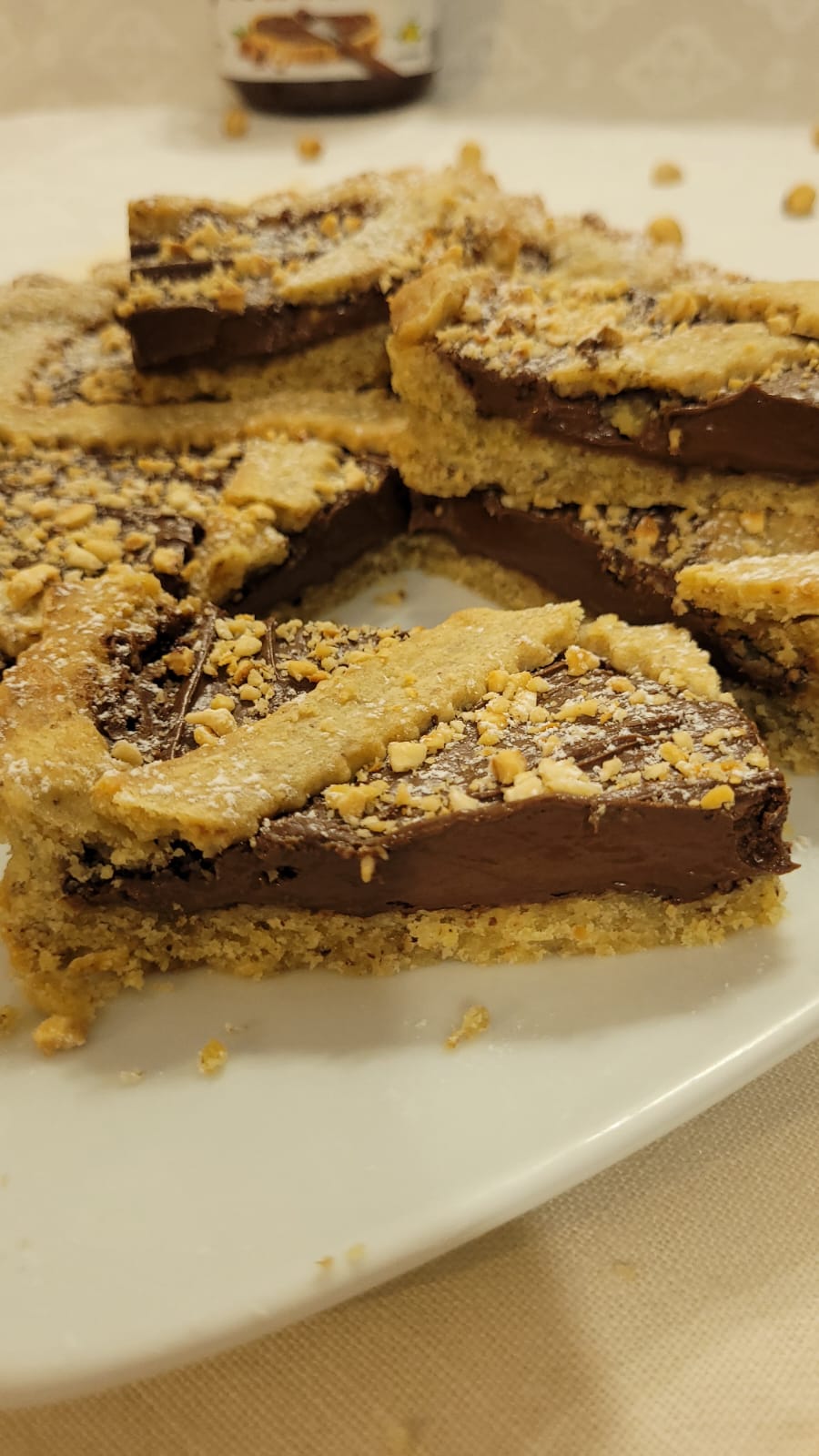 Hazelnut and Nutella Tart in the Air Fryer