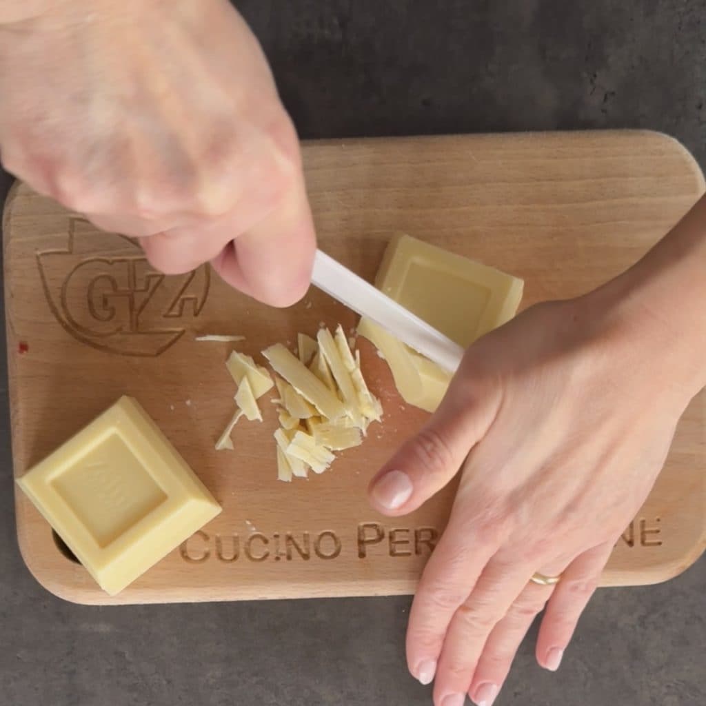 White chocolate and Nutella treats