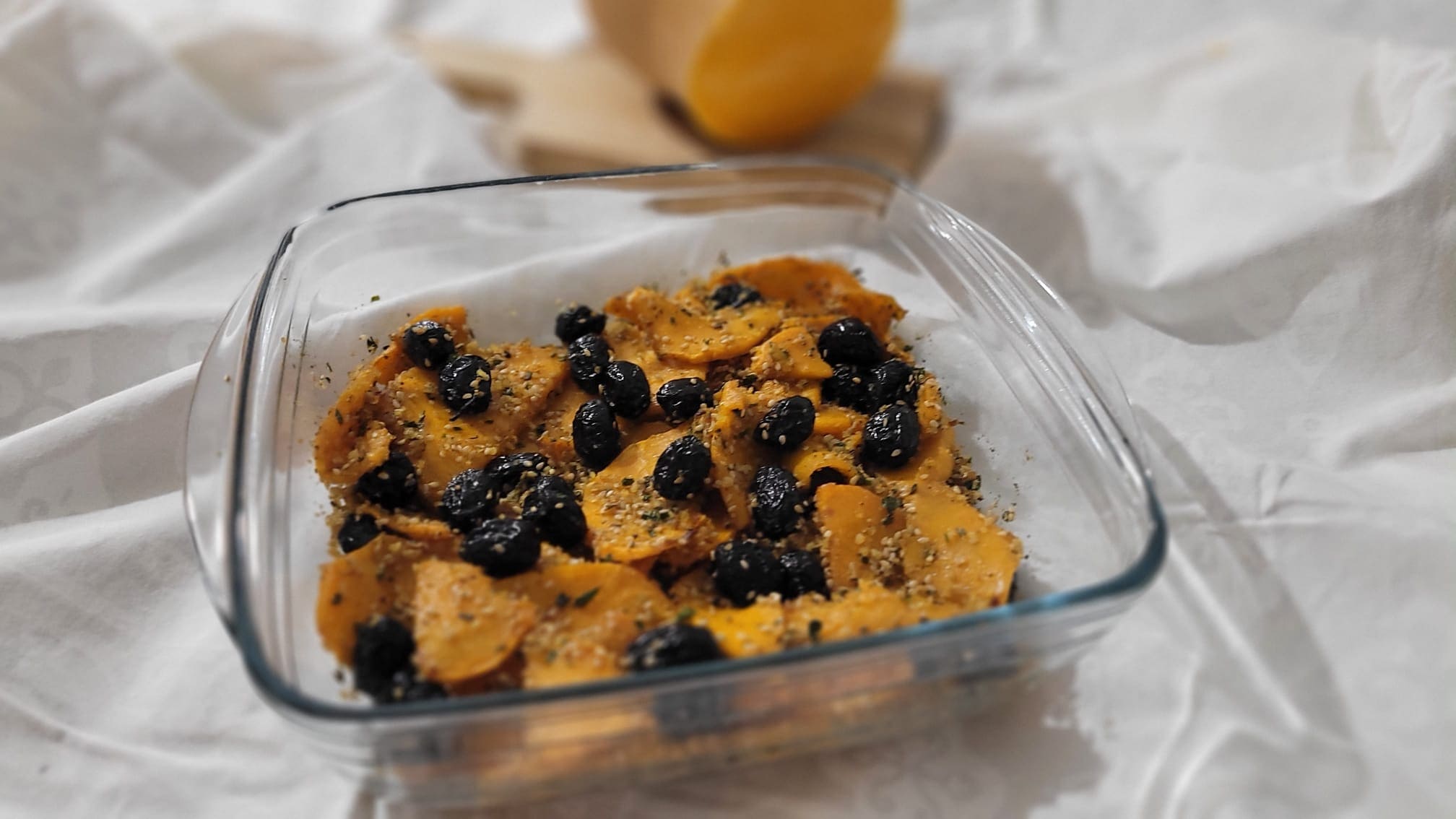 Pumpkin with Olives in Air Fryer