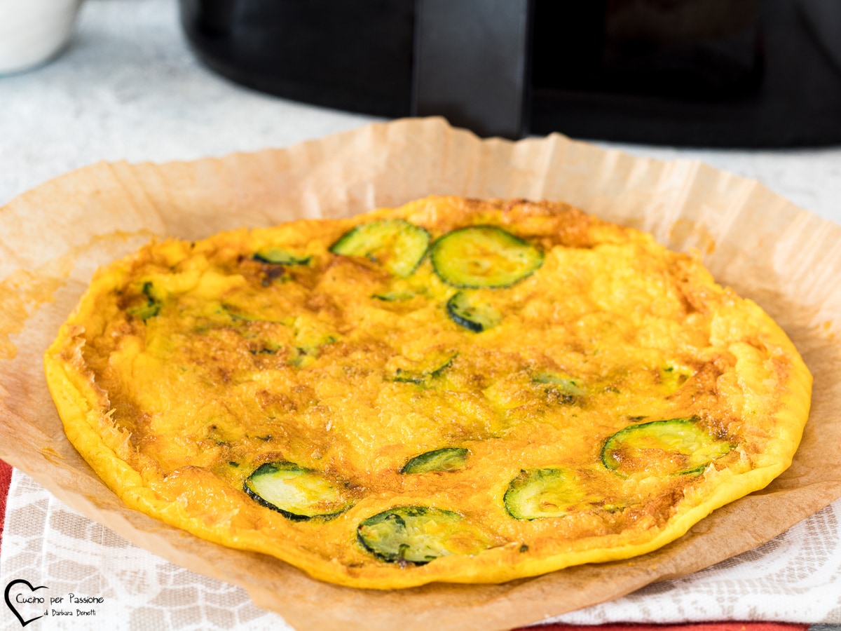 AIR FRYER ZUCCHINI FRITTATA