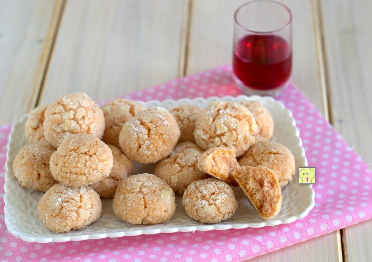 Alchermes Crinkle Cookies