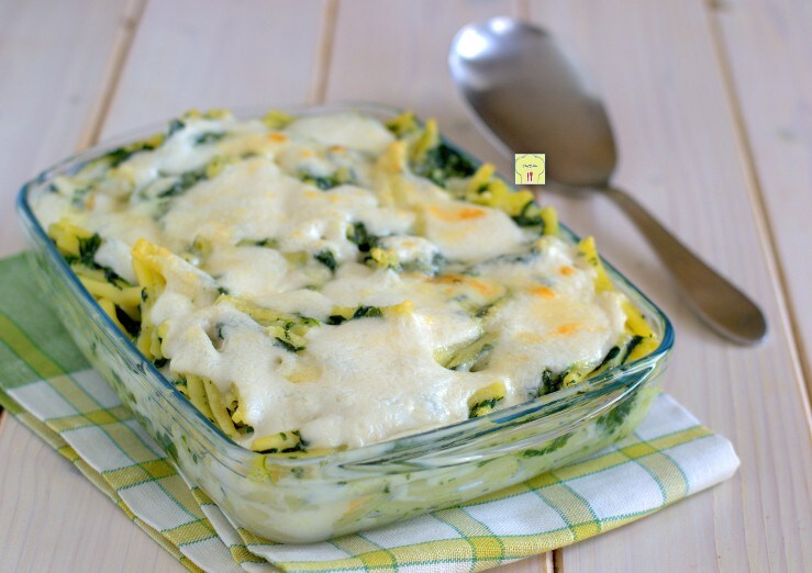 Baked Pasta with Spinach