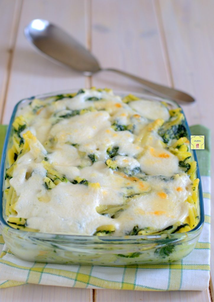 baked pasta with spinach gp