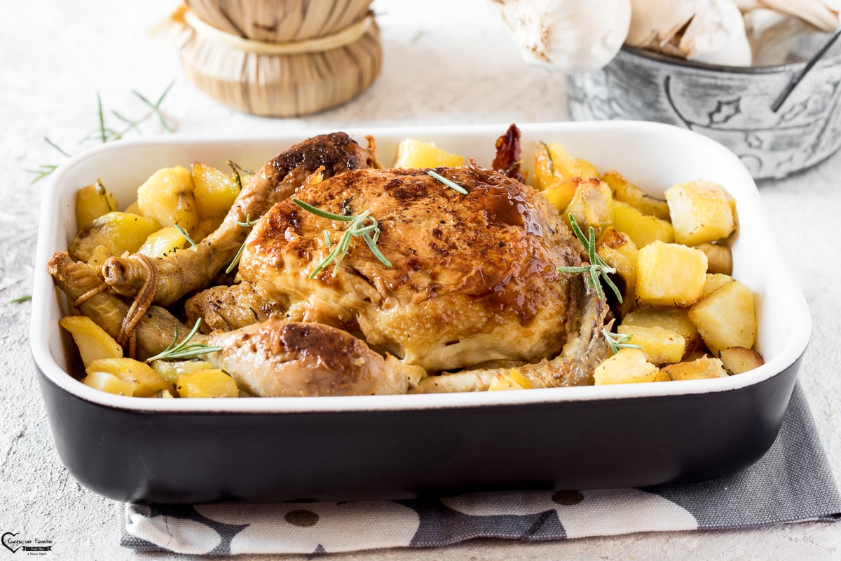 BAKED SPRING CHICKEN WITH POTATOES