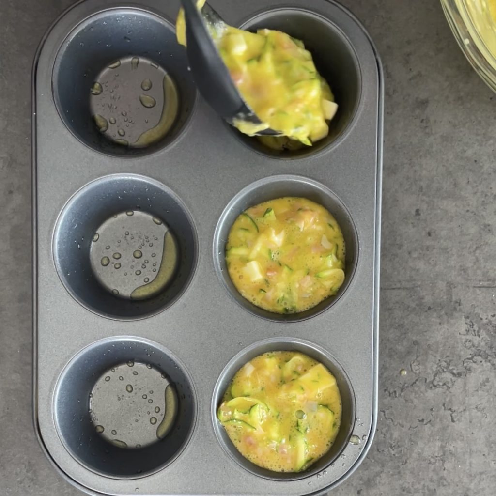 baked zucchini frittata